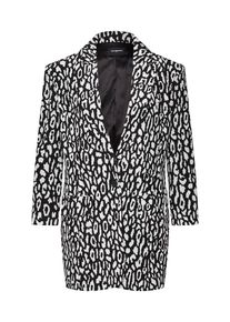 THE KOOPLES, Damen Blazer 'FVES18022K', Schwarz / Weiß