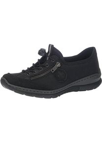 Rieker, Damen Slipper, Schwarz