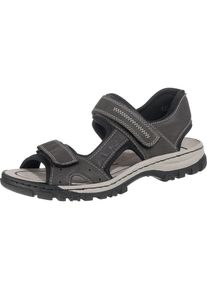 Rieker, Herren Sandalen, Dunkelgrau
