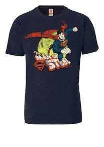 logoshirt, Herren T-Shirt Superman, Marine / Gelb / Rot