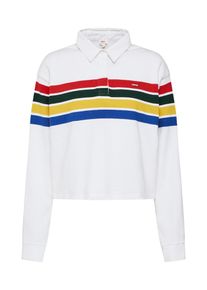 Levi's LEVI'S, Damen Shirt 'SHORT RUGBY TEE', Mischfarben / Wei&szlig;