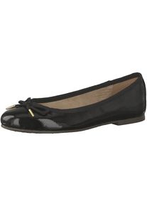 Tamaris, Damen Ballerina, Schwarz