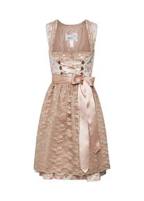 Marjo, Damen Dirndl, Beige / Altrosa