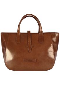 The Bridge, Damen Plume Soft Donna Shopper Leder 31 cm, Karamell