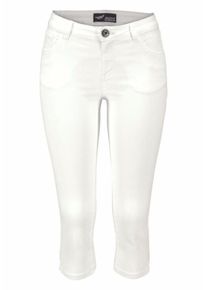 Arizona, Damen Caprijeans 'Ultra-Stretch', Wei&szlig;