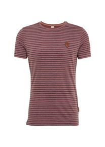 Naketano, Herren T-Shirt, Weinrot / Schwarz