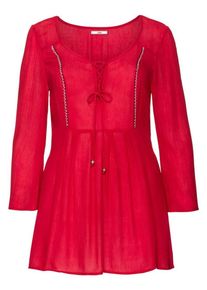 Joe Browns, Damen Tunika in Crinkle-Optik, Rot