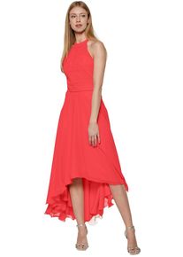 Apart, Damen Chiffontop mit Swarovski Kristallen, Koralle