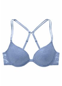 Vivance, Damen Push-up-BH, Rauchblau