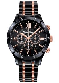 Thomas Sabo, Herren Chronograph 'REBEL URBAN, WA0196', Rosegold / Schwarz