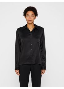 J. Lindeberg J.Lindeberg, Damen Mallory Washed Silk Hemd, Schwarz