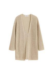 Mango, Damen Strickjacke 'Planeta', Hellbeige