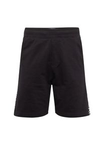 Calvin Klein Jeans, Herren Shorts 'SIDE INSTITUTIONAL SHORT', Schwarz