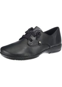 Rieker, Damen Schn&uuml;rschuhe, Schwarz
