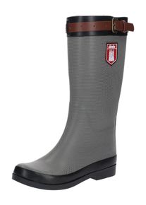 Derbe, Damen Gummistiefel 'Rieder-Stevel', Grau / Schwarz