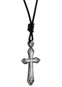 CAI Ca&iuml;, Herren Halskette, Schwarz / Silber