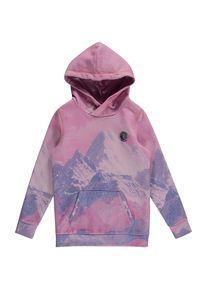 O`Neill O'NEILL, M&auml;dchen Pullover 'LG MOUNTAIN VIEW HOODIE', Lila / Rosa / Wei&szlig;