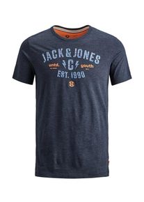 Jack & Jones JACK & JONES, Herren T-Shirt, Kobaltblau / Hellblau