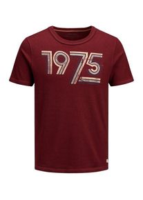 Jack & Jones JACK & JONES, Herren T-Shirt, Beige / Rostrot