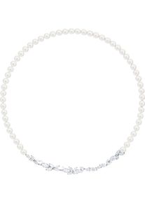 Swarovski, Damen Kette 'Louison 5414693', Silber / Perlwei&szlig;