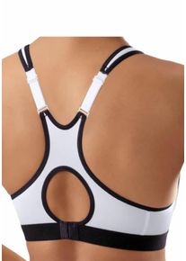 Venice Beach, Damen Sport-BH, Schwarz / Weiß