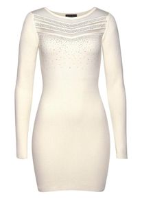 Melrose, Damen Kleid, Silber / Offwhite