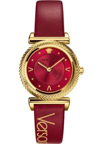 Versace, Damen Schweizer Uhr 'V-MOTIF, VERE00418', Gold / Rot