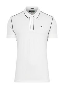 J. Lindeberg J.Lindeberg, Herren Poloshirt 'Tomi', Schwarz / Wei&szlig;