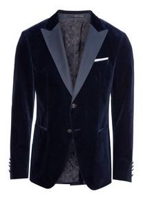 JOOP!, Herren Slim-fit-Sakko in edlem Samt '17 JB-34Hilarious', Dunkelblau