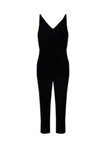 Banana Republic, Damen Overalls 'SL STRAPPY JUMPSUIT VELVET', Schwarz