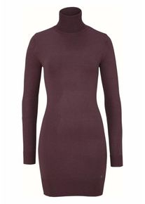 AJC, Damen Strickkleid, Pflaume
