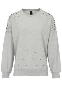 Heine, Damen Sweatshirt, Grau