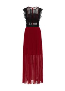 Apart, Damen Abendkleid, Weinrot / Schwarz
