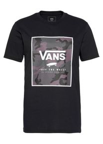Vans, Herren T-Shirt, Dunkelgrau / Beere / Schwarz / Weiß