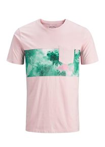 Jack & Jones JACK & JONES, Herren T-Shirt, Rosa