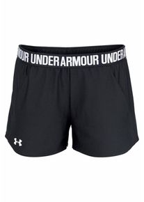 Under Armour, Damen Shorts 'Play Up', Schwarz / Wei&szlig;