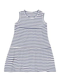 name it, M&auml;dchen Jerseykleid 'NMFDIANA CAMP', Blau / Wei&szlig;