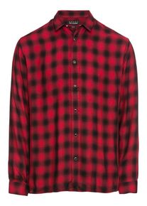 The Kooples Sport, Herren Hemd 'SHIRT WITH A CLASSIC COLLAR', Blau / Rot