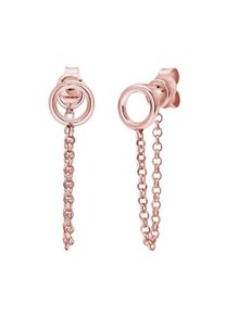 Elli, Damen Ohrringe 'Geo', Rosegold