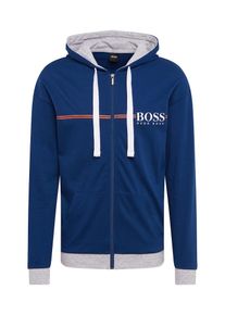 BOSS, Herren Sweatjacke 'Authentic Jacket H 10121122', Dunkelblau / Grau