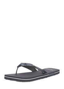 Esprit, Damen Zehentrenner 'Glitter', Anthrazit