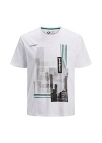 Jack & Jones JACK & JONES, Herren T-shirt, Smaragd / Schwarz / Weiß