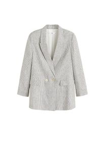 Mango, Damen Blazer 'Faro', Hellgrau