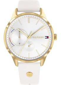 Tommy Hilfiger, Damen Multifunktionsuhr 'Casual, 1782018', Gold / Wei&szlig;