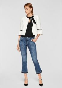 s.Oliver BLACK LABEL, Damen Kurzarmbluse, Schwarz