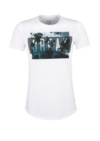 Q/S Designed By, Herren T-Shirt, Mischfarben / Weiß