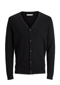 Jack & Jones JACK & JONES, Herren Strick-Cardigan, Schwarz