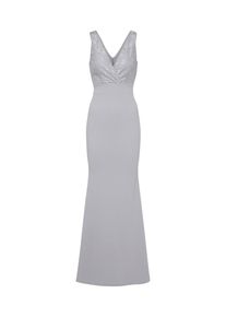 Wal G., Damen Abendkleid, Hellgrau