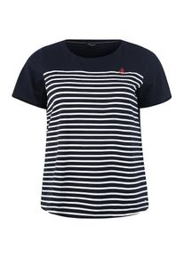 Tom Tailor Women +, Damen Shirt, Blau