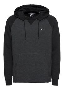 Nike Sportswear, Herren Sweatshirt 'M NSW OPTIC HOODIE PO', Basaltgrau / Schwarz